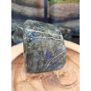 1.56lb Natural Rainbow Labradorite Crystal Gem Spectrolite Stone
